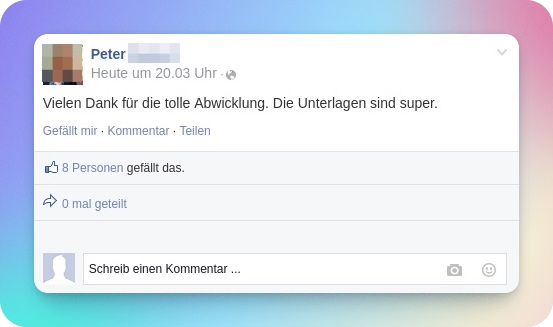 Peter auf Facebook